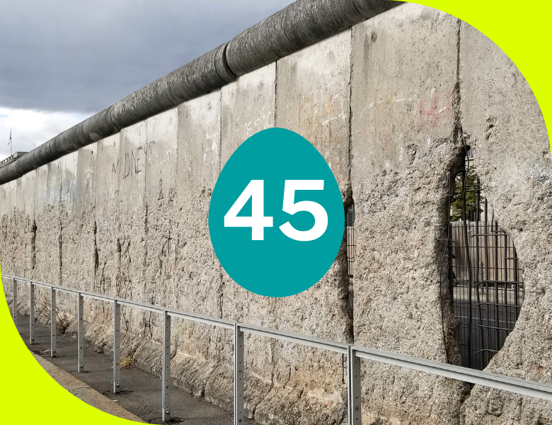 Frühstücksei #45: 35 Jahre Mauerfall